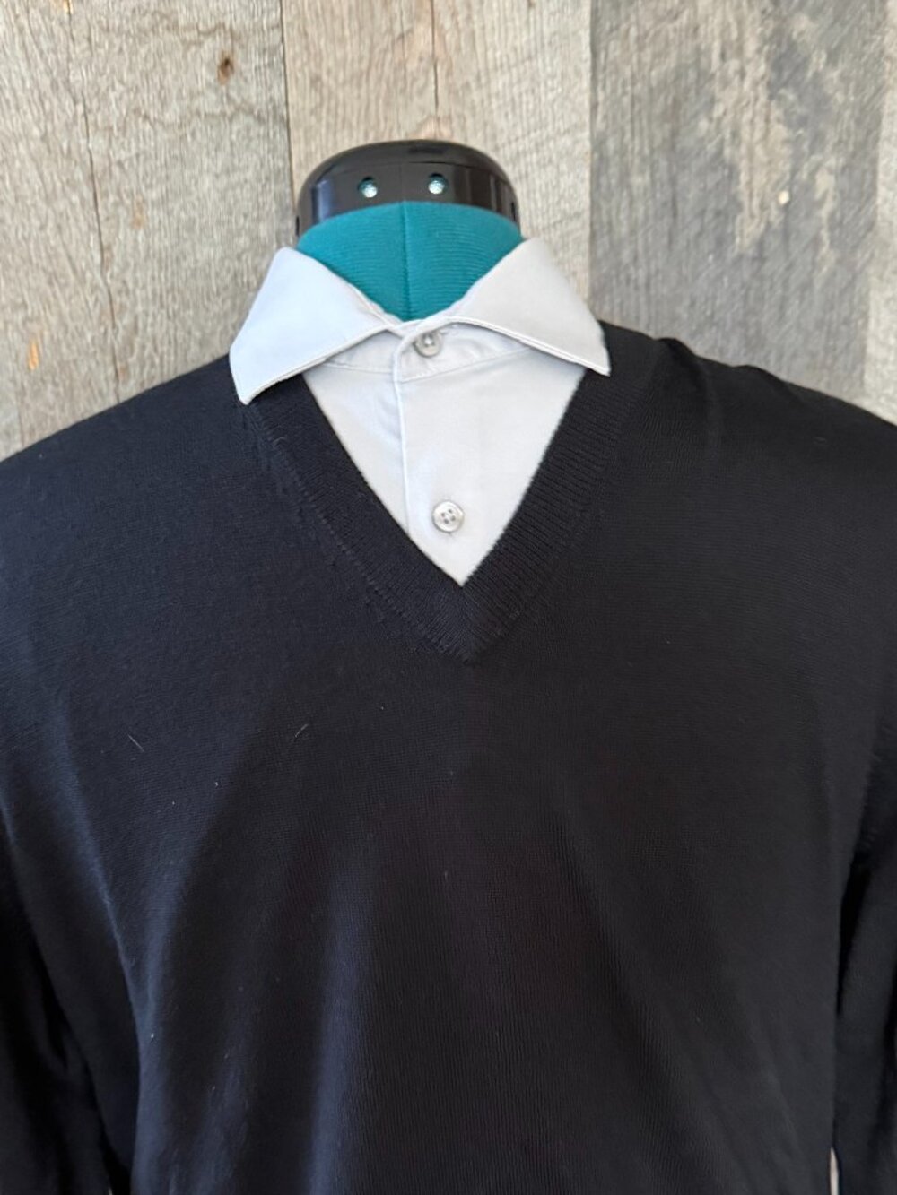 Calvin Klein Shirt Gray and Brooks Brothers Sweater Large